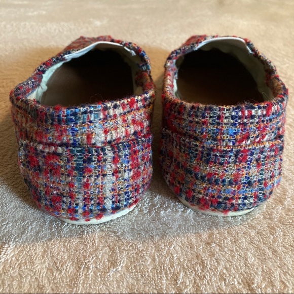 SOS Shoes of Soul Slip on Flats Tweed Flats 10 - Picture 11 of 16